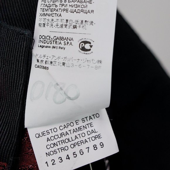 Dolce & Gabbana AW/09 Runway Pleated Metallic Red Skirt - Picture 9 of 9